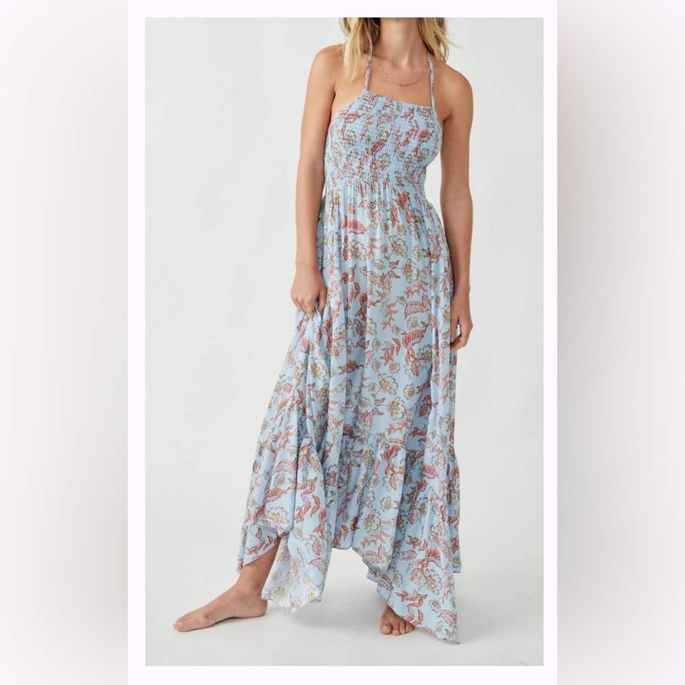 Free People Heat Wave Printed Maxi // great condition - worn once, size M